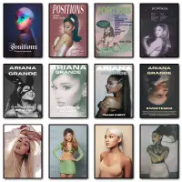 在飛比找蝦皮購物優惠-歌手 Ariana-Grande 人像姿勢音樂專輯海報帆布畫