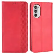For Motorola Moto G52 4G/G82 5G Vintage ic Flip Cover Wallet Full Body Protective Phone Case