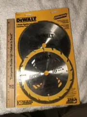 DeWalt DW317P2 7-1/4" Circular Saw Blade Combo Pack 2 Blades DW3171 & DW3526