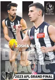 LAMINATED 2023 COLLINGWOOD MAGPIES PREMIERS AFL FOOTBALL TEAM POSTER,BARGAIN 1