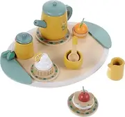 UPKOCH 1set Girl Tea Set Toy Teapot Cups for Girls Educational Role Play Cognitive Development Safe Material for Creative Fun