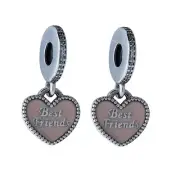 Pandora Women's Best Friends Dangle Charm 791950CZ