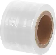 1 Roll Badminton Racket Bottom Film Wrap Tape Grippers Tennis Accessories Non-Slip Strap for Racket Anti-Slip Badminton Grips Tennis Racket Grip Tennis Grips White PC