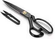 Left-Handed Dressmaking Scissors by Kalatic - Dressmaker fabric Shears Stainless Steel - Tailor's Scissors for Cutting Fabric, Leather KT-001-AU-L-1