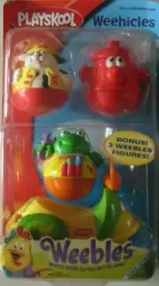 NEW PLAYSKOOL WEEBLES WEEHICLES & ZEEBO, PLUG & UGGIE WOBBLEWORKS