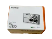 Sony DSC-W830 Compact Digital Camera Cyber-shot Optical Zoom 8x 25-200mm Silver