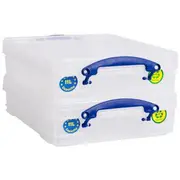 Really Useful Box 11L Clear 2 Pack