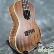 Kala All Solid Acacia Concert Ukulele with Kala Transit Bag - KA-SA-C
