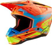 Alpinestars S-M5 Action 2 2024 Motocross Helmet, yellow-orange, Size XL for Men Yellow Orange