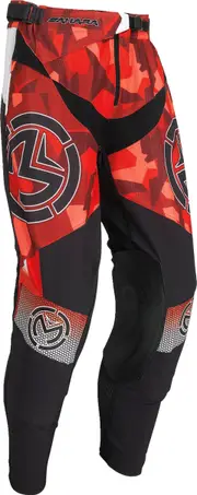 Moose Offroad Sahara, textile pants , color: Red/White/Black , size: 40