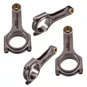 4x Forged H-Beam Connecting Rods ARP Bolts For Toyota Corolla Celica 7AFE 1.8L