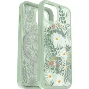 OtterBox Apple iPhone 14 / iPhone 13 Symmetry Series+ Antimicrobial Case for MagSafe - Sage Advice (Green) (77-89667)