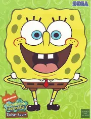 SPONGEBOB SQUARE PANTS VIDEO ARCADE GAME FLYER Vintage Promo Artwork Retro