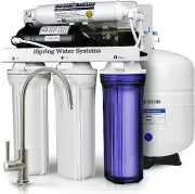 iSpring RCC100P Reverse Osmosis RO Water Filter System 5 Stage 100GPD w/ Pump