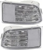 SILILAN Rear Bumper Reflectors Lights No Bulb Rear Light Tail Light Shell Fit for to-yota Land Cruiser Prado 120 Tail Lamp 2002-2009