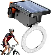 Cycling Light with Brake Sensor - Solar-Powered Intelligent Tail Light with Brake Sensor | Bright Mountain and Road Bike Light for Cycling Safety, Adventure Travel, Night Riding, Waterproof