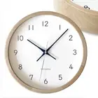 KATOMOKU muku clock 13 natural radio clock continuous second hand k... Brand New