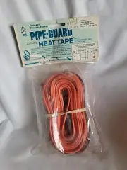 Wrap-on pipe guard, automatic heat tape with thermostat , 30ft