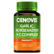 Cenovis Garlic And Horseradish + C Complex 120 Capsules