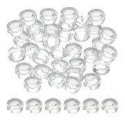 12.6mm LED Convex Lens, 50 Pack 120 Degree Beam PMMA Angle Acrylic LED