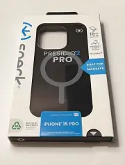 New iPhone 15 Pro Speck Presidio 2 Pro MagSafe Case (Black)