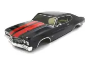 1/10 RC Car Body CHEVELLE SS 454 *FINISHED* -BLACK- #FAB702BK