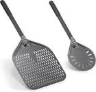 Pizza Peel 12 Inch+7 Inch, Aluminum Metal Pizza Turning Peel, Professional Pizza