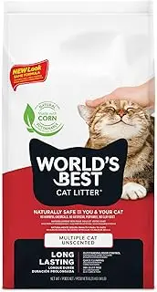 World's Best Cat Litter, Clumping, Biodegradable, Extra Strength 6.35kg