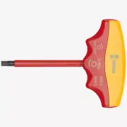 Wera 004980 5.0 Nm Fixed Torque Hex-Plus VDE Insulated T-handle, 4.0 mm