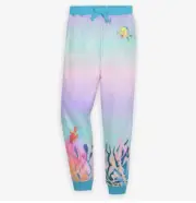 Disney The Little Mermaid Girl’s Sz 4 Jogger Pants Flounder & Sebastian New