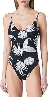 [Banana Moon] Women's NAUMI Leaf One Piece Swimsuit