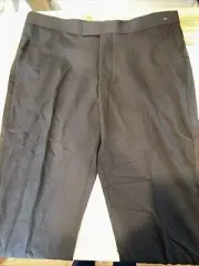 Nordstrom Rack Trim Fit Dress Pants. Size 36x37. Raw Hem Black. NWOT. T