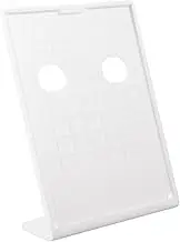 Menu Display Board Place Card Holder Plastic Tag Display Stand L-Shaped Holder for Restaurant Hotel (Space-Saving)