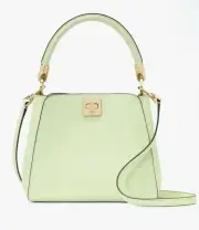 Kate Spade Phoebe colorblock large top handle satchel KF553 XL9 Matcha Latte