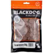 Blackdog Carob Buttons Dog Treats - 250g