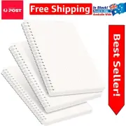 A5 Dot Grid Notebook 3-Pack with Transparent Cover - 480 Pages of Creativity