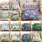 Doona Duvet Cover Bedding Set Dinosaur Single Double Queen King Kids Quilt Cover
