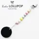 【Loulou lollipop】加拿大嬰幼兒巧克力夾心餅乾系列 固齒器組/奶嘴鍊夾-棉花糖