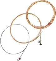 GOOHOCHY 6pc Folk Guitar String Set Acoustic Guitar Strings Replacement Strings for Guitarists for Beginners Professionals