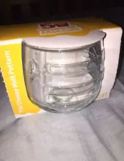 McDonalds wobbling glass THE CHEESE MELT PATTERN Limited Edition 2021 cup Coke