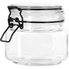 Fido Glass Clip Lock Jar 500ml Jam Food Spice Lolly Preserving Food Storage