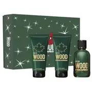Dsquared2 Green Wood gift set EDT 100 ml, shower gel 100 ml and aftershave balm 100 ml