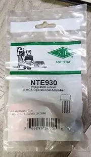 NTE930 Linear Integrated Circuit BiMOS Operational Amp 1PC NTE