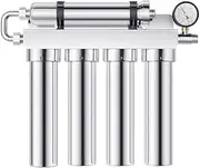 BIRAFY Stainless Steel Ultrafiltration UF Membrane | 5-Stage UF Water Filter | Durable Water Purifie, Under Sink fit.