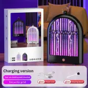 Black (Chargeing version) USB Mosquito Killer Lamp - Electric Bug Zapper, Wall-
