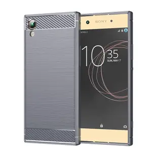 sony手機殼 防滑防摔索尼XA1 手機殼 Sony Xperia xa1plus 手機套 Sony xa1 ultra 商務 拉絲 防摔 軟殼