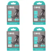 4PK Core Essentials Car Vent Mobile Phone Holder Universal 360-Rotatable Black