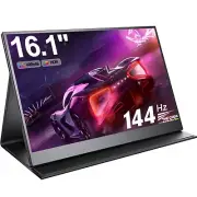 16.1'' 144Hz Portable Monitor 1920x1080 Gaming Monitor External Second Screen