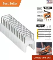 Insulated Staples for Data Cables - Secure Installation - 1/4 x 5/16 - Pack 300