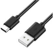 Astrotek AT-USBTYPEC-B1 1m USB-C Data Sync Charger Cable Black Strong Braided Heavy Duty